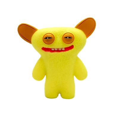 Fuggler, Wide Eyed Weirdo Blue, Count Undergoo Mcgoo Orange, Grin Grin Yellow, Squidge Yellow, figurki kolekcjonerskie, 4 szt.