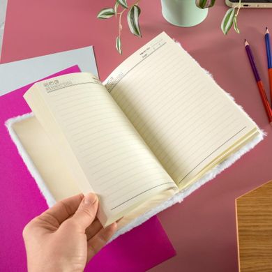 Gadget Master, notes z futerkiem, jednorożec