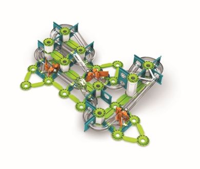 Geomag, Mechanics Gravity, Loops & Turns, konstrukcyjne klocki magnatyczne, 130 elementów