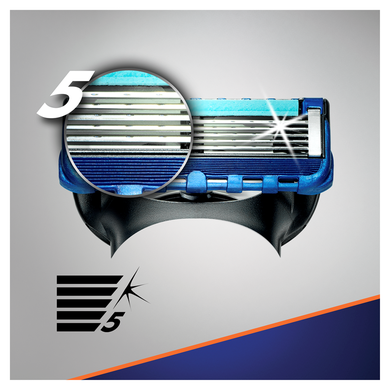 Gillette, Fusion ProGlide, wymienne ostrza do maszynki do golenia, 8 szt.