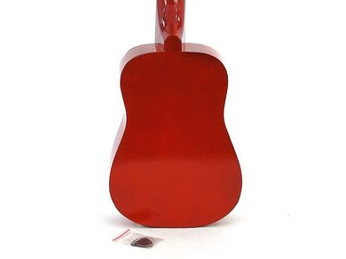 Gitara drewniana strunowa, zabawka muzyczna
