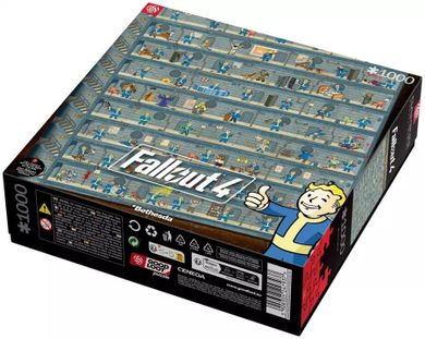 Good Loot, Gaming, Fallout 4 Perk Poster, puzzle, 1000 elementów
