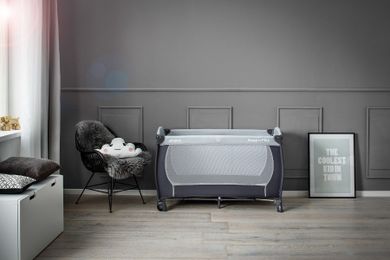 Hauck, Sleep 'n Play Go Plus, łóżeczko turystyczne, Stone