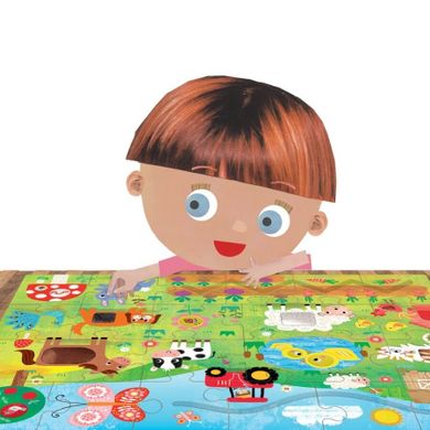 Headu, Montessori, puzzle sensoryczne, 21 elementów