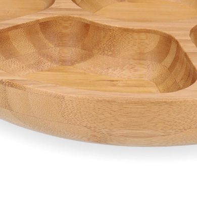 Homla, Bambou, półmisek, bambusowy z przegródkami, 32 cm
