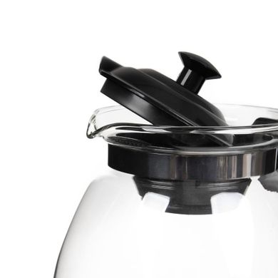 Homla, Beker, dzbanek, z zaparzaczem do kawy i herbaty czarny, 2,3 l