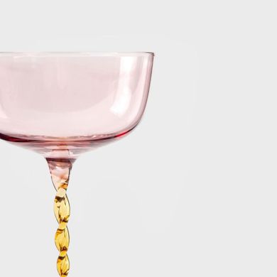 Homla, Carosello, kieliszek na koktajl ze skręconą nóżką, 0,26 l
