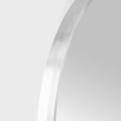Homla, Elora, lustro, wiszące owalne srebrne, 50-90 cm