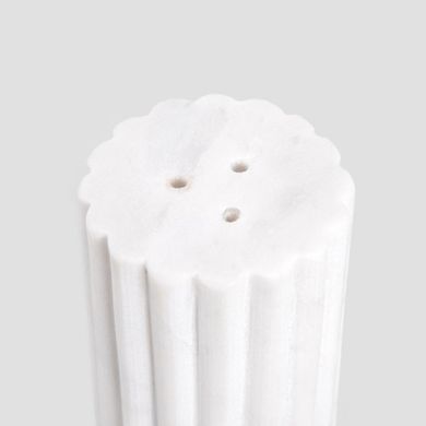 Homla, Marble Stripes, zestaw przyprawników, marmurowych ryflowanych, 2 elementy, 724305