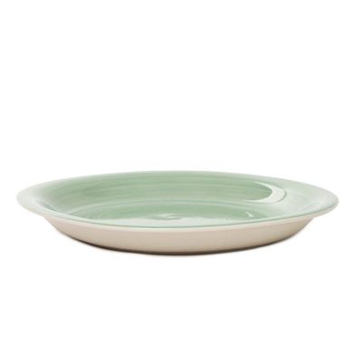 Homla, Oblan, talerz deserowy, pistacjowy, 19 cm
