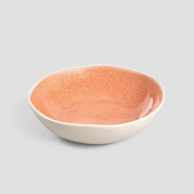 Homla, Sedano, talerz, głęboki koralowy, 18 cm