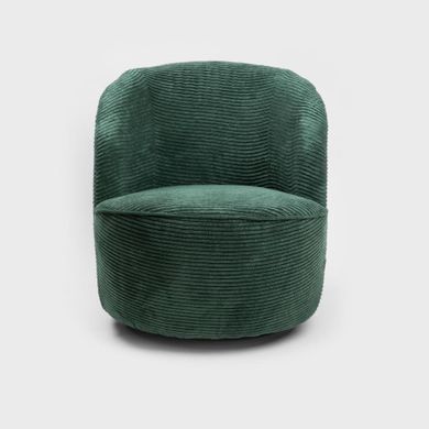 Homla, Svingen Faso, fotel obrotowy, sztruksowy, zielony, 65.5-77-69 cm, 719332