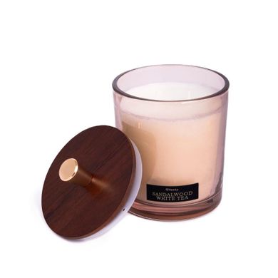 Homla, Woody Blend, świeca zapachowa, Sandalwood White Tea, 380 g