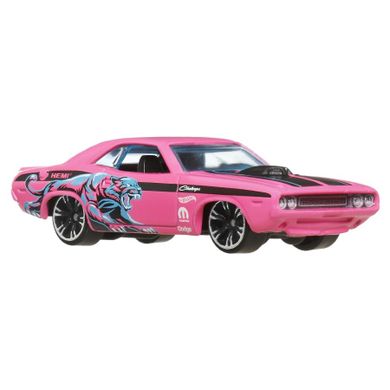 Hot Wheels, Neon Speeders, '70 Dodge Hemi Challenger, pojazd, 1:64, JBY98