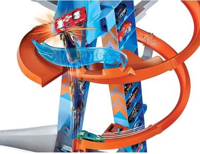 Hot Wheels, Wieża, Podniebne kraksy, tor z pojazdem