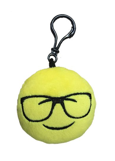 Imoji, Emotikon, brelok pluszowy, 7 cm