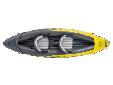 Intex, Explorer K2, kajak dwuosobowy, dmuchany, z wiosłami i pompką, 312-91-51 cm