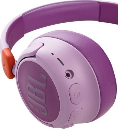 JBL, słuchawki nauszne, bluetooth, dla dzieci, różowe, Jr460nc