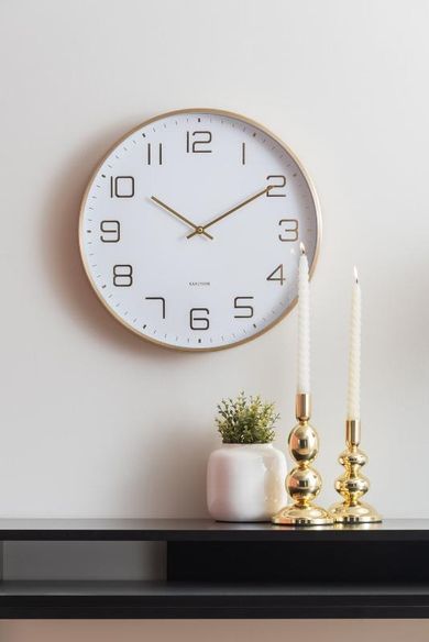 Karlsson, zegar ścienny, Elegance Glow, Ø 40 cm