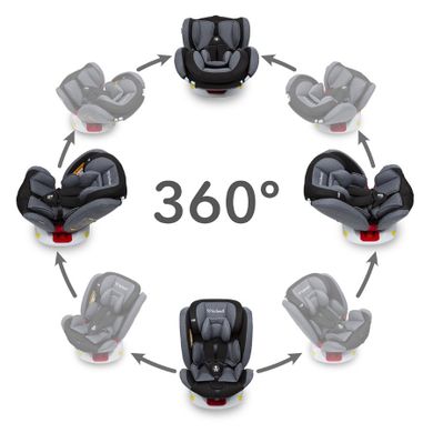 Kidwell, Orbit, fotelik samochodowy, czarny, 0-36 kg