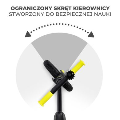 Kinderkraft, Goswift, rowerek biegowy, Black