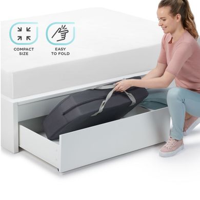 Kinderkraft, Movi, łóżeczko turystyczne, Grey