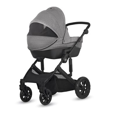 Kinderkraft, Prime Lite, wózek wielofunkcyjny 3w1, Grey