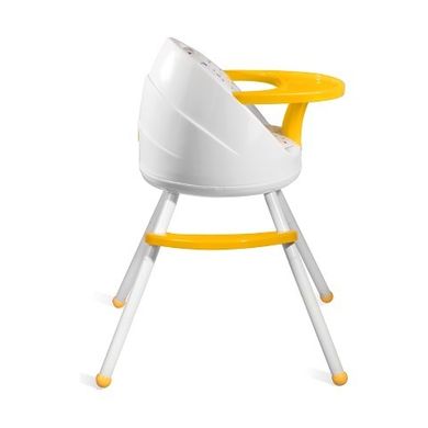 Kinderkraft, Tutti, krzesełko do karmienia 4w1, żółte