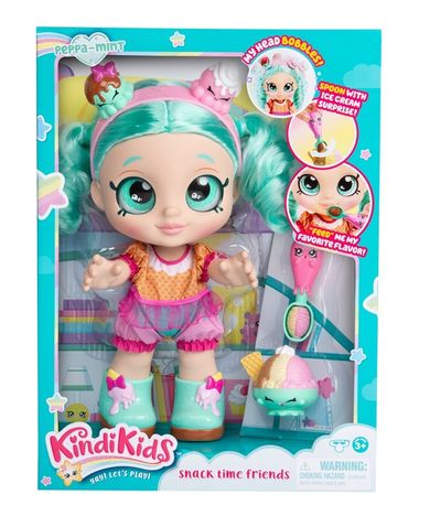 Kindi Kids, Peppa Mint, lalka z akcesoriami
