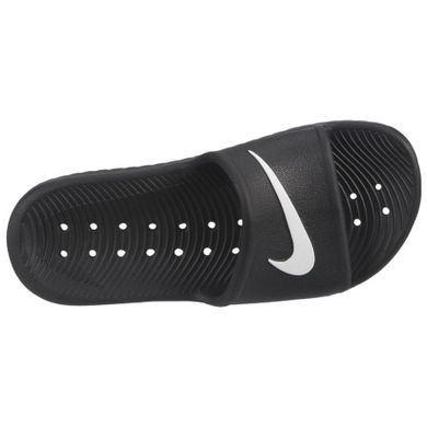 Klapki dziecięce, czarne, Nike Kawa Shower GS