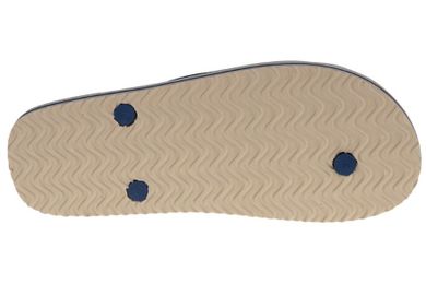 Klapki japonki męskie, białe, ptaki, Levi's Dixon 2.0