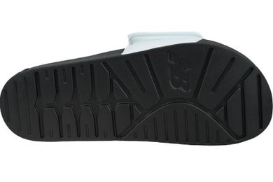 Klapki męskie, czarno-białe, New Balance SMA200W1