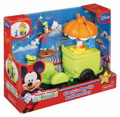 Klub Przyjaciół Myszki Mickey, Goofy i balony, zestaw z figurką