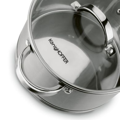 Könighoffer, Petra, garnek z pokrywką, indukcja, 2,7 l