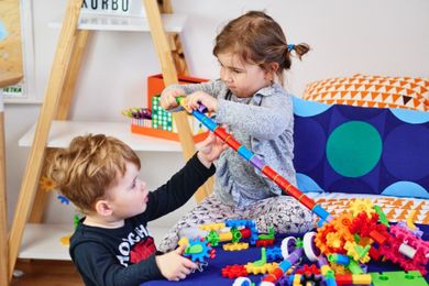 Korbo, Basic, klocki konstrukcyjne, 120 elementów
