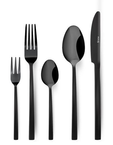Kulig, widelec obiadowy, Piano Shiny, black