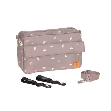 Lassig, Casual Label, torebka-organizer do wózka, 2w1, Blocks taupe