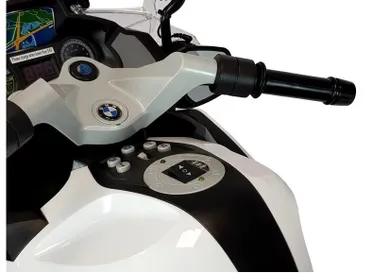 Lean Cars, BMW R1200, Motor policyjny, pojazd na akumulator, biały