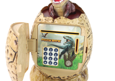 Lean Toys, Jajo z Dinozaurem, skarbonka-sejf z dźwiękiem