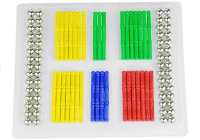 Lean Toys, Magnastix, klocki magnetyczne, 188 elementów
