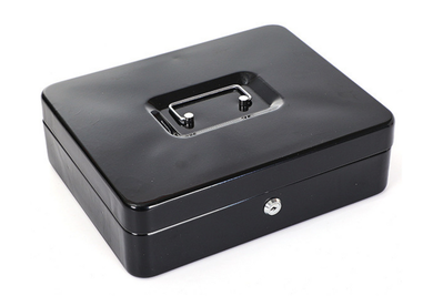 Lean Toys, metalowa kasetka na pieniądze z przegródkami