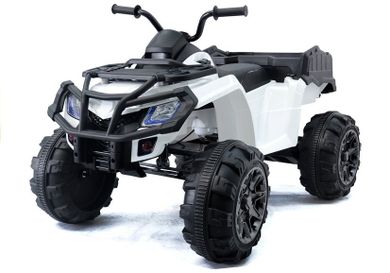 Lean Toys, Quad, pojazd na akumulator, biały