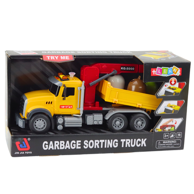 Lean Toys, śmieciarka, pojazd do sortowania odpadów