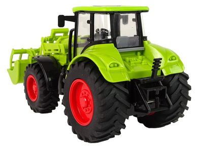 Lean Toys, traktor, pojazd rolniczy z napędem, zielony
