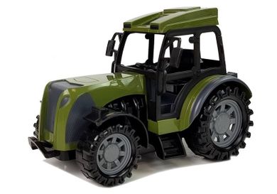 Lean Toys, traktor z belami siana 2.4G, zielony, pojazd zdalnie sterowany
