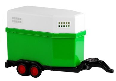 Lean Toys, traktor z przyczepą konną z napędem i dźwiękiem