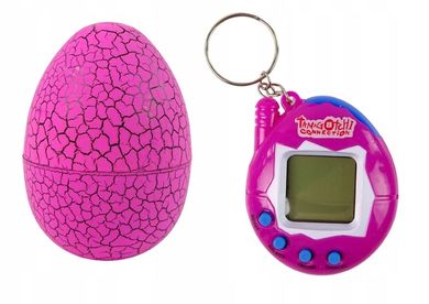 Lean Toys, zabawka interaktywna w jajku, różowa
