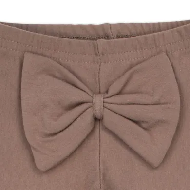 Legginsy dziewczęce, brązowe, Nicol