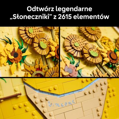LEGO Art, „Słoneczniki” Vincent van Gogh, 31215