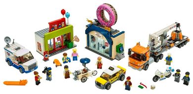 LEGO City, Otwarcie sklepu z pączkami, 60233